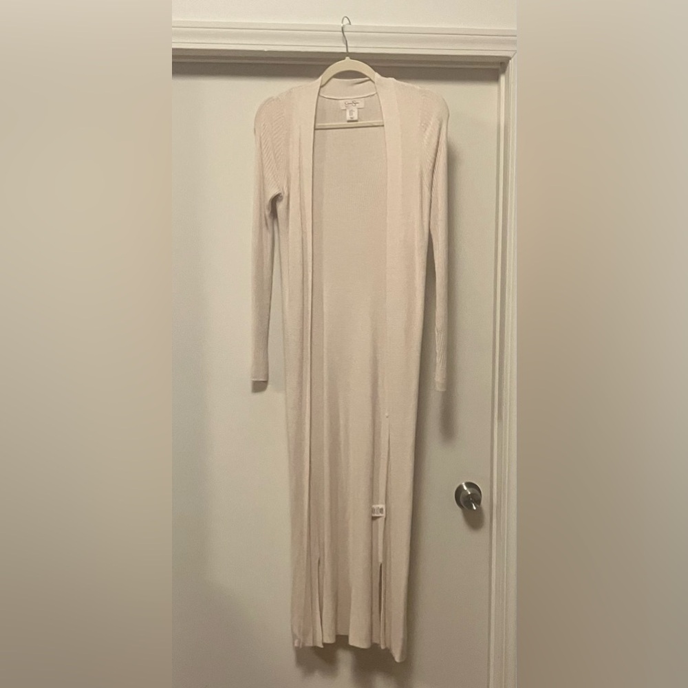 Jessica Simpson Cream Long Cardigan